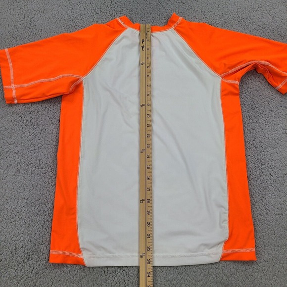 Ocean Pacific OP T-Shirt Boys XL (14-16) White Orange Surf Surfing Short Sleeve - Picture 10 of 11